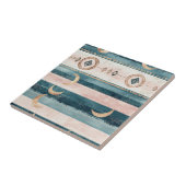 Rustic Celestial Stripe Moon Sun Earthy (10) Fliese (Seite)