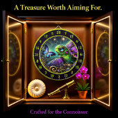 Rustic Celestial Turtle Butterfly Lodge Art Dartscheibe