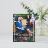 Rustic Charm Abschluss Open House Einladung (Stehend Vorderseite)