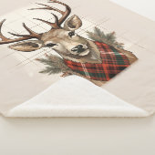 Rustic Charm Farmhouse Treasures with Plaid Deer Sherpadecke (3/4)