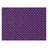 Rustic Checks, Purple and Black Tischdecke (Vorderseite (Horizontal))