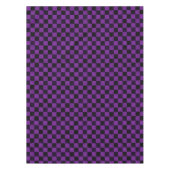 Rustic Checks, Purple and Black Tischdecke (Vorderseite)