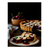 Rustic Cherry Pie Poster (Vorderseite)