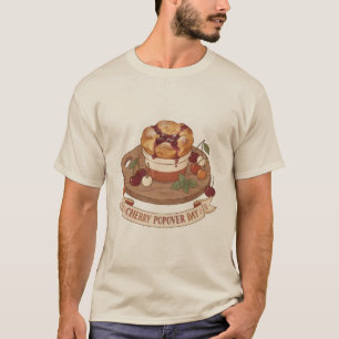 Rustic Cherry Popover Day Vintage Bäcker T-Shirt