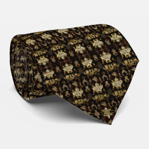 Rustic Chic Boho Krawatte Unique Necktie - Geschen