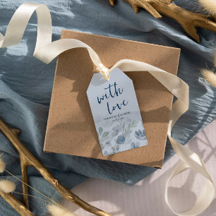 Rustic Chic Dusty Blue Gastgeschenk Hochzeit Gesch Geschenkanhänger