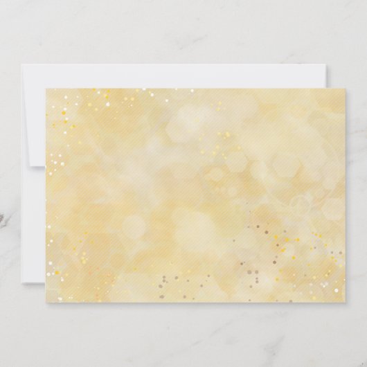 Rustic Chic Elegant Shasta Daisy Wedding Einladung (Rückseite)