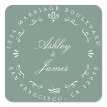 Rustic Chic Future Mr. Wedding Rücksendeadresse