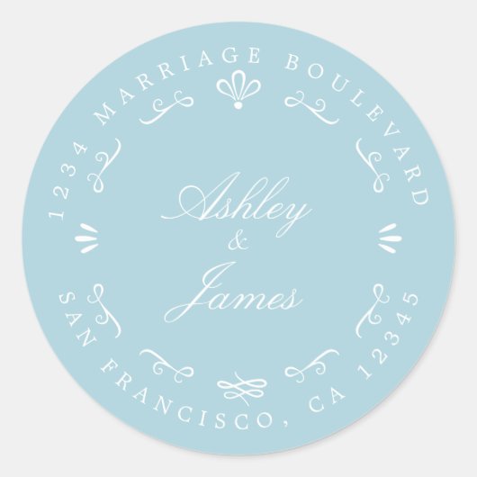 Rustic Chic Future Mr. Wedding Rücksendeadresse Runder Aufkleber (Vorderseite)