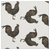 Rustic Chic Runde Chinesisch Neujahr 2017 Fabric Stoff (Nahaufnahme)