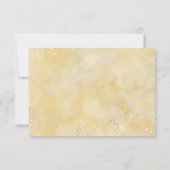 Rustic Chic Shasta Daisy Wedding RSVP Antwort (Rückseite)
