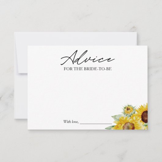 Rustic Chic Sunflower Brautparty Addon Card Einladung (Vorderseite)