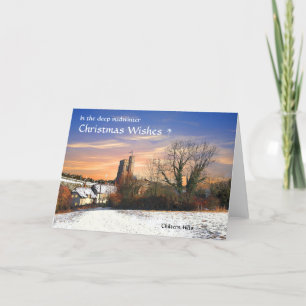 Rustic Chilterns Christmas Card Feiertagskarte