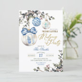 Rustic Chinoiseries Merry Little Mahjong Party Einladung (Stehend Vorderseite)