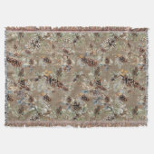 Rustic Christmas Boho Pattern  Decke (Vorderseite)