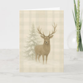 Rustic Christmas Card Karte