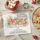 Rustic Christmas Cookie Exchange Party Design Einladung