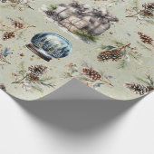 Rustic Christmas Geschenkpapier (Ecke)