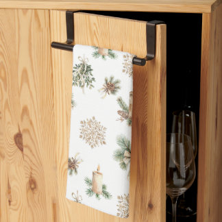 Rustic Christmas Tea Towel Geschirrtuch