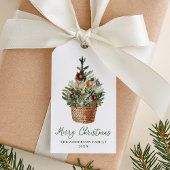 Rustic Christmas Tree Ornaments Holiday Geschenkanhänger