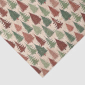 Rustic Christmas Tree Seidenpapier (Detail)