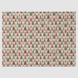 Rustic Christmas Tree Seidenpapier