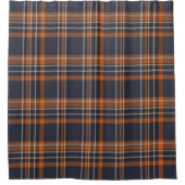 Rustic Christmas/winter plaid Duschvorhang (Vorderseite)