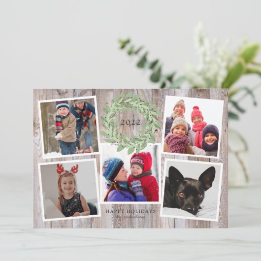 RUSTIC CHRISTMAS WREATH (Stehend Vorderseite)