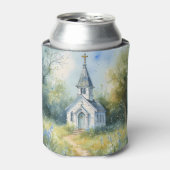 Rustic Church Path in Wildflower Meadow Dosenkühler (Kanne Vorderseite)