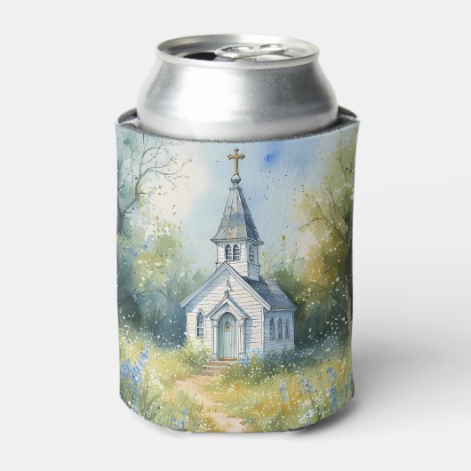 Rustic Church Path in Wildflower Meadow Dosenkühler (Kanne Vorderseite)