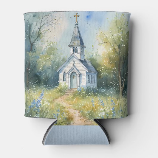 Rustic Church Path in Wildflower Meadow Dosenkühler (Vorderseite)