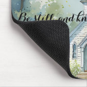 Rustic Church Path in Wildflower Meadow Mousepad (Ecke)