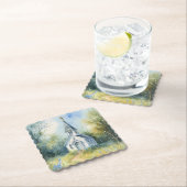 Rustic Church Path in Wildflower Meadow Untersetzer (Vor Ort)