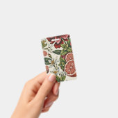 Rustic Citrus Floral summer Ausweis (Handheld)