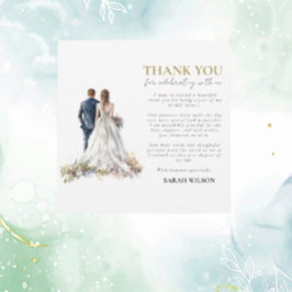 Rustic Classic Boho Floral Vielen Dank