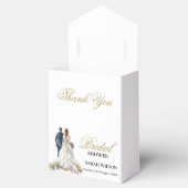 Rustic Classic Boho Floral Wedding Geschenkschachtel (Geöffnet)