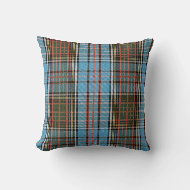 Rustic Classic Kariert Clan Anderson Tartan Kissen (Vorderseite)