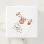 Rustic Clothesline Apple Locally Grown Baby Shower Geschenkanhänger (Beispiel)