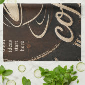 Rustic Coffee Bar Decor Gift Geschirrtuch (Gefaltet)