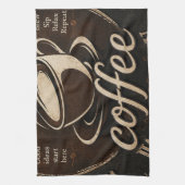 Rustic Coffee Bar Decor Gift Geschirrtuch (Vertikal)