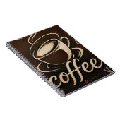 Rustic Coffee Bar Decor Gift Notizblock (Rechte Seite)