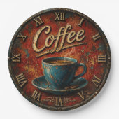 Rustic Coffee Pappteller (Vorderseite)