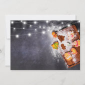 Rustic Cookie Exchange Xmas Party Einladung (Rückseite)