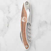 Rustic Cottage Cabin Barn | Custom Family Name Kellnermesser (Rückseite)