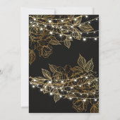 Rustic Country Barn Wedding Einladung (Rückseite)