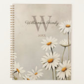 Rustic Country Daisy Planer (Vorderseite)