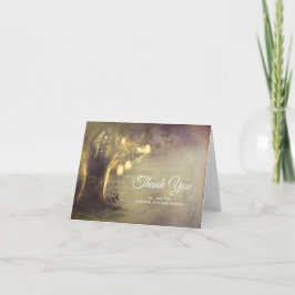 Rustic Country Liebe Tree Hochzeit Vielen Dank Dankeskarte
