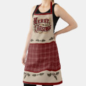 Rustic Country "Merry Christmas" Apron Schürze (InSitu)