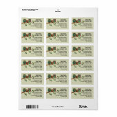 Rustic Country Owls Neue Zuhause Rücksendeadresse Adressaufkleber (Vorne)