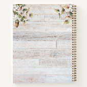 Rustic Country Personalized Family Recipe Book Notizblock (Rückseite)